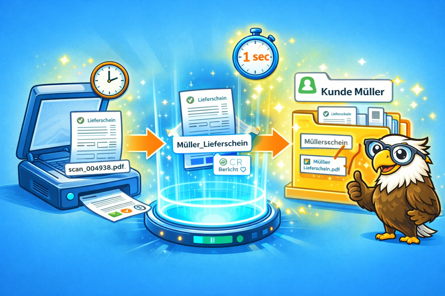 Automatische Dokumentenablage